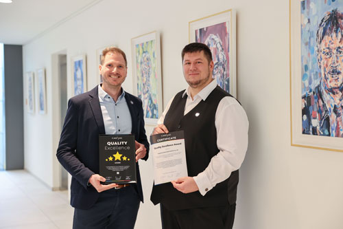 Andreas Kiehl (Head of QM + QMB), Dominik Viehmeier (Quality Manager)