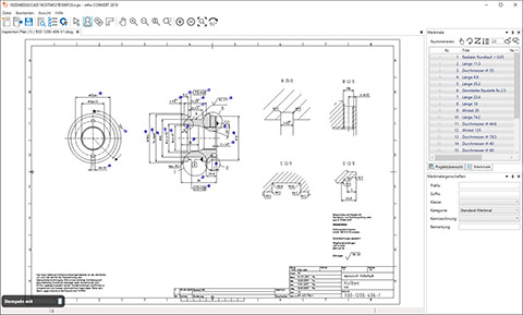 CAD-Prüfplanung in der QS-Software Compact.Net