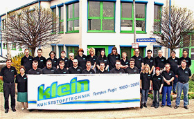 Employees of Klein Kunststofftechnik GmbH