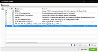 APQP Workflow Dokumente