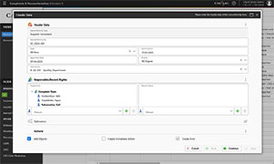 Create nonconformities easily via wizard
