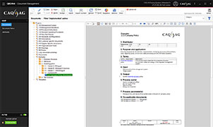 Overview of all documents incl. change marks