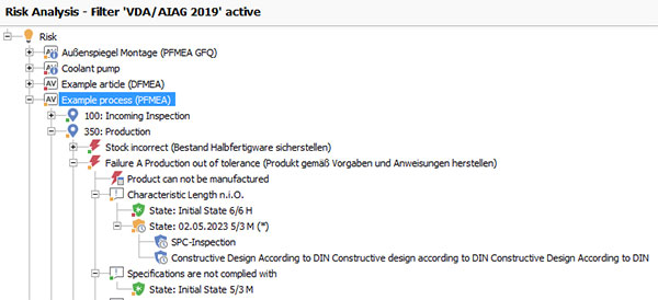 FMEA Software - Step 6: Optimization